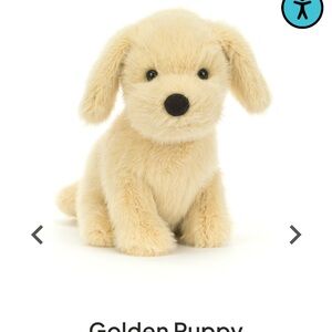Jellycat Golden Plush Puppy plush NWT
